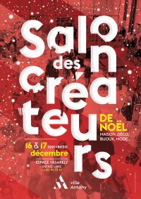 Salon des créateurs de Noël. Du 16 au 17 décembre 2017 à ANTONY. Hauts-de-Seine.  10H00